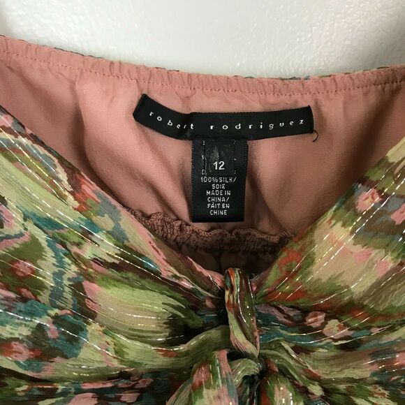 Robert Rodriguez silk Paisley Camisole Top - Picture 3 of 6